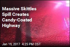 Massive Skittles Highway Spill Has Weird Backstory