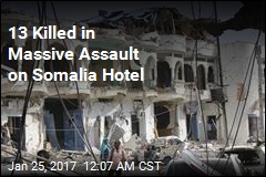 13 Killed in Massive Assault on Somalia Hotel
