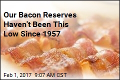 Bacon Reserves Are at a 50-Year Low