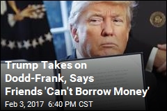 Trump Launches Attack on Banks&#39; Financial Restraints