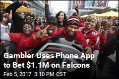 Gambler Uses Phone App to Bet $1.1M on Falcons
