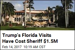 Cost of Trump&#39;s Florida Visits in Police Overtime: $1.5M