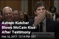 After Emotional Testimony, McCain-Kutcher Bromance Born