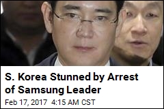 Samsung Leader Arrested in Corruption Scandal