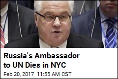 Russia&#39;s Ambassador to UN Dies in NYC