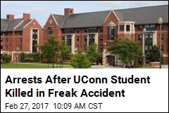 Arrests After UConn Student Killed in Freak Accident
