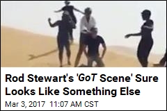 Rod Stewart Reenacting GoT Looks Like Something Else