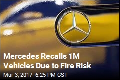 1M Mercedes Vehicles Recalled Due to Fire Risk