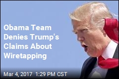 Trump Wiretapping Claim &#39;Simply False,&#39; Says Obama Camp