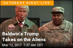 Baldwin&#39;s Trump Takes on the Aliens