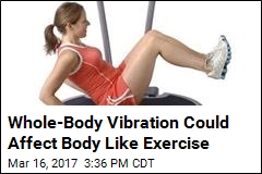 Whole-Body Vibration Could Affect Body Like Exercise