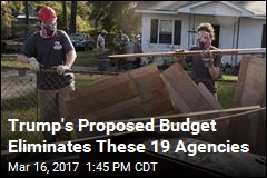 19 Federal Agencies Trump Has Put on Chopping Block