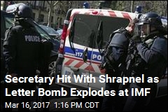 Letter Bomb Explodes at France Office of IMF