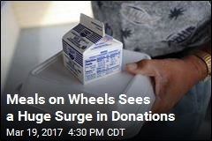 Meals on Wheels Donations Soar Amid Fear of Cuts