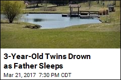 3-Year-Old Twins Wander Off, Drown in Pond