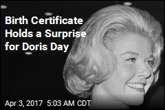 Birth Certificate Holds a Surprise for Doris Day
