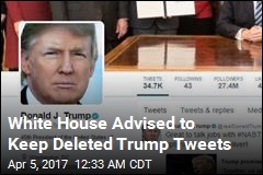 National Archives Wants Deleted Trump Tweets