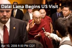 Dalai Lama Begins US Visit