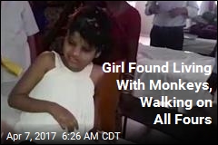 Girl Found Living With Monkeys in Indian Forest