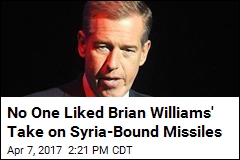 Brian Williams&#39; Unique Take on Syria-Bound Missiles: &#39;Beautiful&#39;