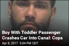 Police: Boy Drives Car Into Canal With Toddler Passenger