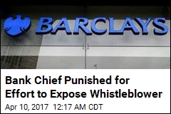 Bank Chief Punished for Effort to Expose Whistleblower