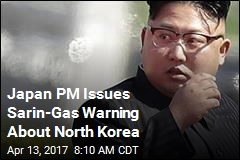 Japan PM Issues Sarin-Gas Warning About North Korea
