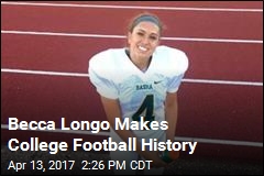 1st Woman Gets Scholarship to Play Div. II College Football