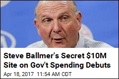Steve Ballmer&#39;s Secret $10M Site on Gov&#39;t Spending Debuts