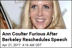 Berkeley Says Ann Coulter Can Talk ... on Different Day