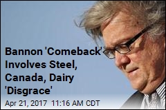 Trump&#39;s Move on Steel Seen as a Win for Bannon