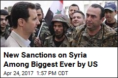 New Sanctions on Syria Among Biggest Ever by US