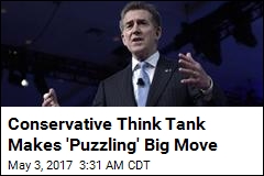 Conservative Think-Tank Overthrows Leader