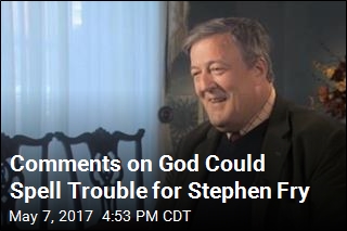 Stephen Fry Investigated for Calling God an &#39;Utter Maniac&#39;
