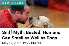 Your Sense of Smell Is Just as Good as Fido&#39;s