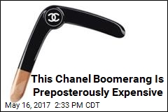 Chanel Selling $1,325 Boomerang