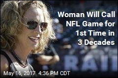 Woman Will Call NFL Game for 1st Time in 30 Years