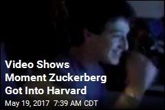 Video Shows Moment Zuckerberg Got Into Harvard