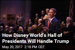 Trump Likely Won&#39;t Get Speech in Disney Attraction: Source