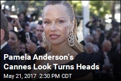 Pamela Anderson&#39;s Cannes Look Turns Heads