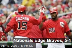 Nationals Edge Braves, 5-4