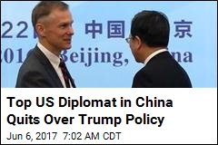 Top US Diplomat in China Quits Over Climate Pullout