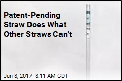 Patent-Pending Straw Does What Other Straws Can&#39;t