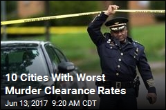10 Cities With Worst Murder Clearance Rates