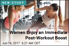 Women Enjoy an Immediate Post-Workout Boost