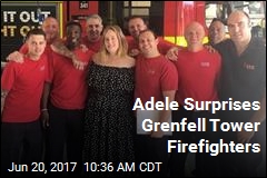 Adele Surprises Grenfell Tower Firefighters