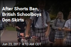 In Heat Wave, British Schoolboys Choose Skirts