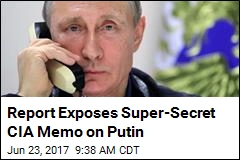 Report Exposes Super-Secret CIA Memo on Putin