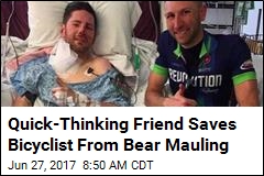 Bicyclist Uses Bear Spray to Save Friend in Mauling