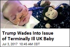 Trump Offers US Help to Terminally Ill UK Baby